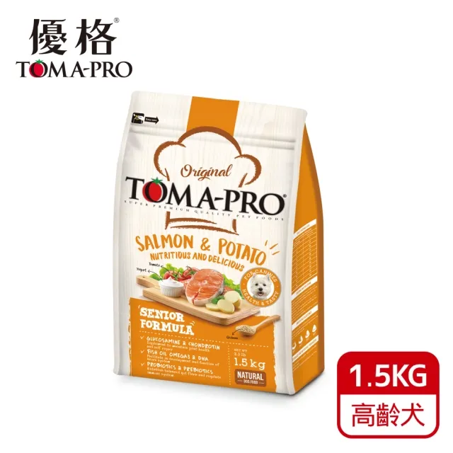 TOMA-PRO優格-高齡犬熟齡養生配方【鮭魚+馬鈴薯】1.5kg / 7kg 歷史價格詳細信息