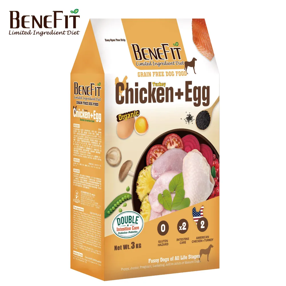 【BENEFIT斑尼菲】無穀狗糧 3kg(鮮嫩雞肉+火雞肉+鮮蛋) 價格比較,價格查詢,歷史價格詳細信息