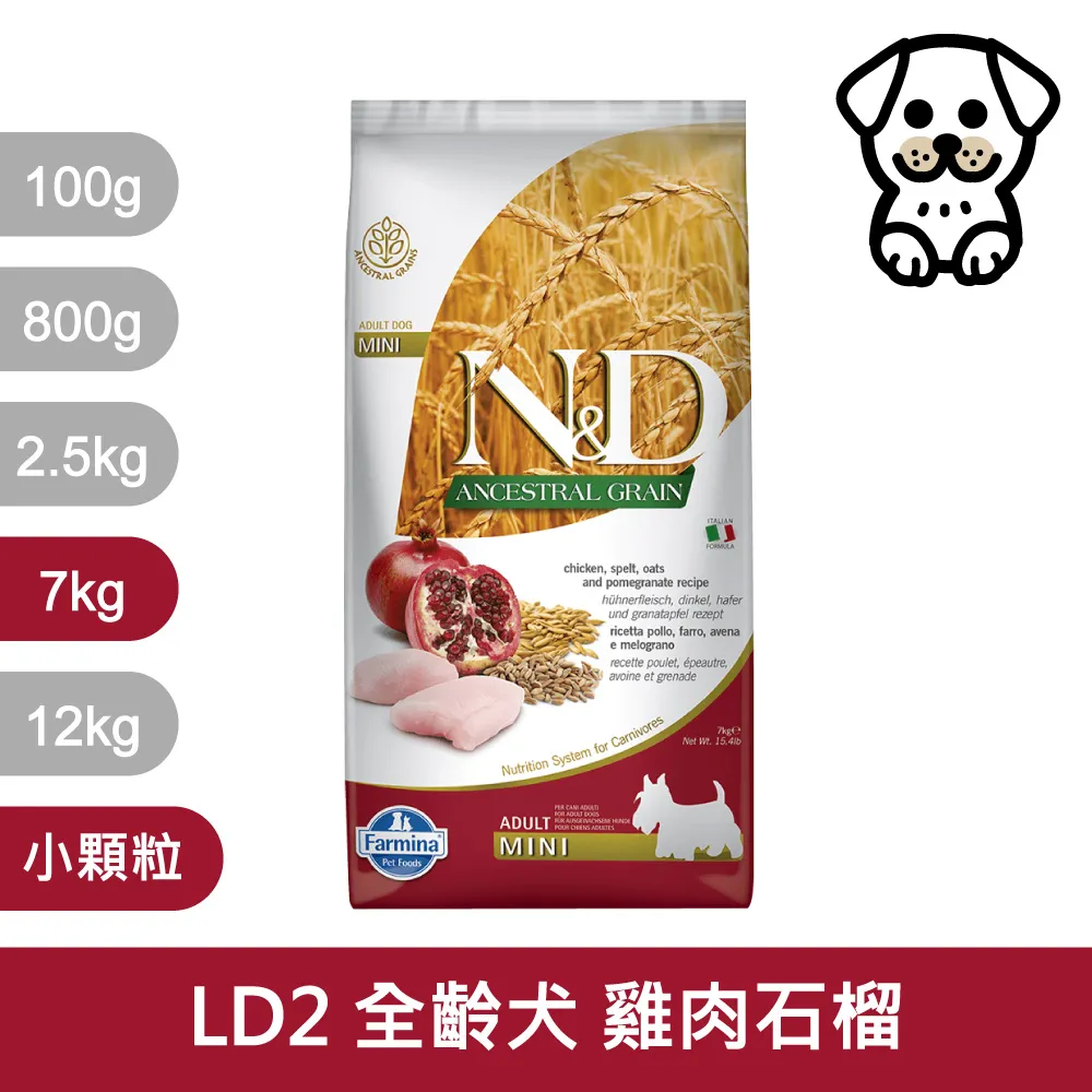 【Farmina 法米納】挑嘴成犬天然低穀糧 LD-3 羊肉藍莓 小顆粒飼料 2.5kg 歷史價格詳細信息