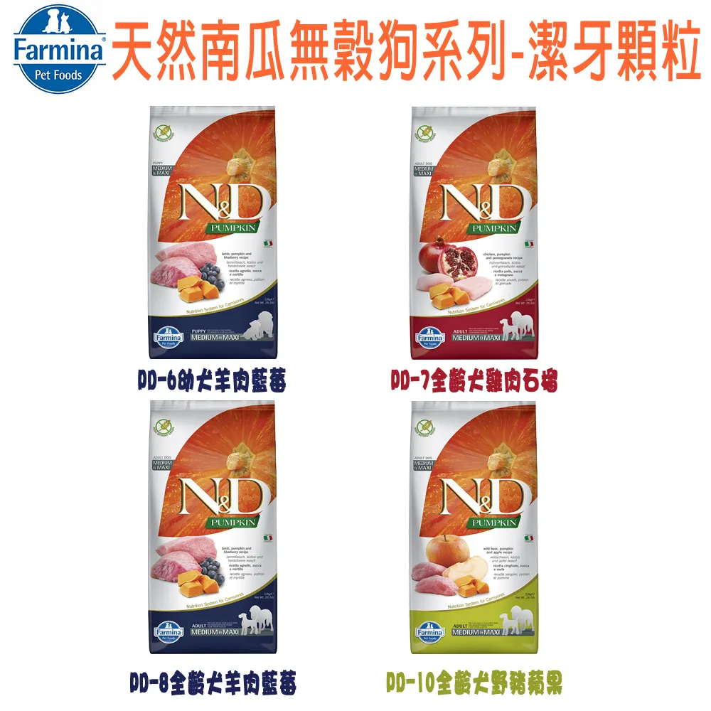 Farmina法米納 ND挑嘴南瓜無穀狗糧-潔牙顆粒-2.5kg X 1包 歷史價格詳細信息