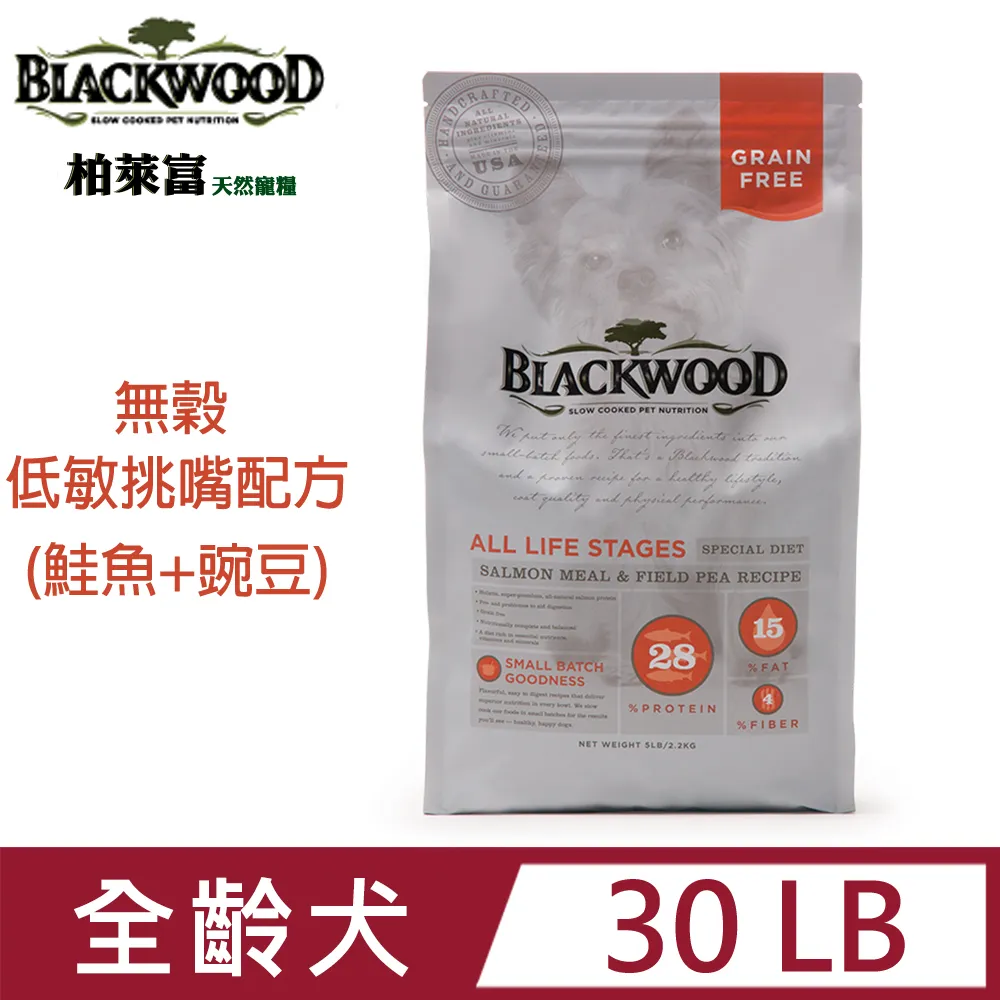 柏萊富 Blackwood 低敏挑嘴配方 鮭魚 碗豆 狗飼料【特價】 歷史價格詳細信息