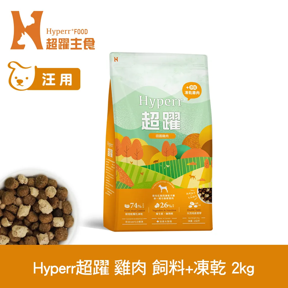 Hyperr超躍 單一雞肉2kg 貓咪 無穀飼料+凍乾 歷史價格詳細信息
