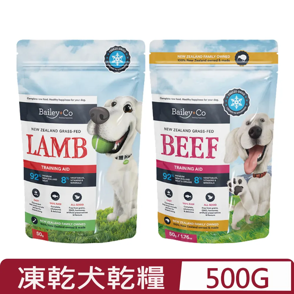 【Bailey+Co倍立】犬用凍乾生肉主食糧 500g (草飼羊肉/草飼牛肉) 歷史價格詳細信息