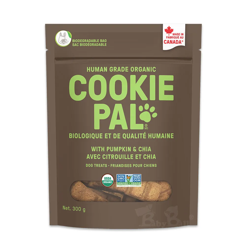 即期良品-Cookie Pal 加拿大酷寶 狗狗扁豆有機波波棒-南瓜&奇亞籽 300g 價格比較,價格查詢,歷史價格詳細信息