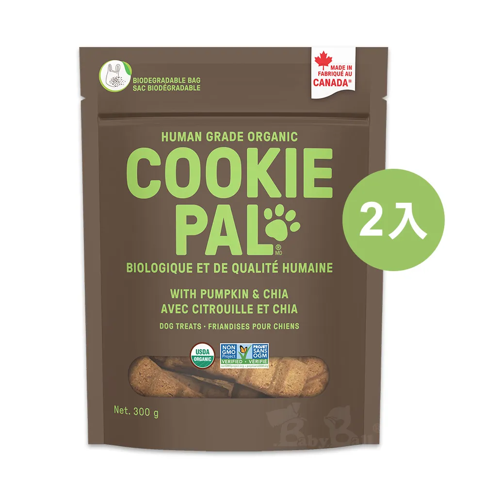 即期良品-Cookie Pal 加拿大酷寶 狗狗扁豆有機波波棒-南瓜&奇亞籽 300g 歷史價格詳細信息