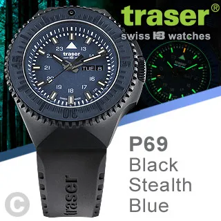 traser P69 Black Stealth Blue 戶外錶(尼龍錶帶)#109856 歷史價格詳細信息