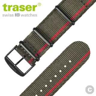 TRASER Textile strap 黑色尼龍錶帶-110(#109421) 歷史價格詳細信息