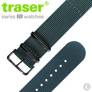 TRASER Textile strap 黑色尼龍錶帶-110(#109421) 歷史價格詳細信息