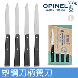 OPINEL N°125 法國彩色不銹鋼餐刀－微鋸齒刀片/款4色可選．單款販售 歷史價格詳細信息