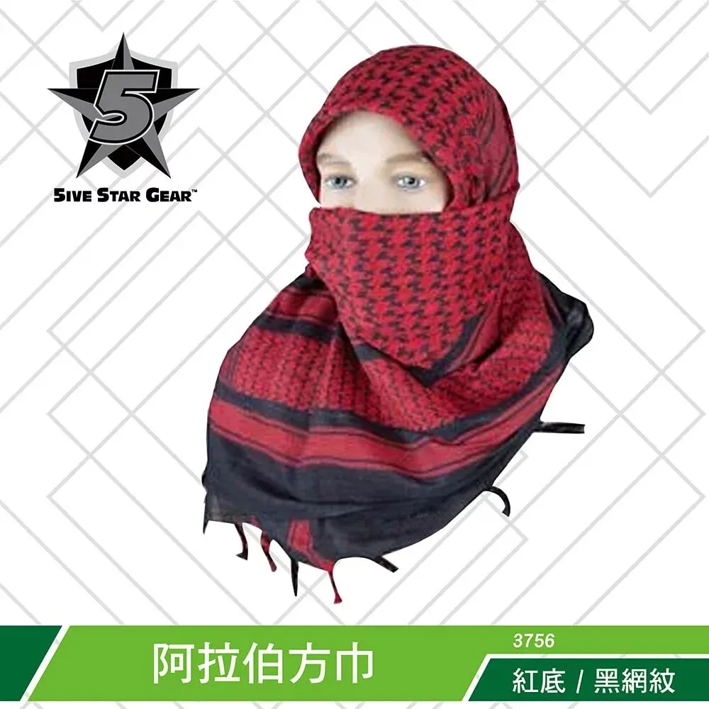 阿拉伯方巾戰術圍巾防風厚款純棉頭巾軍迷戶外沙漠頭巾 歷史價格詳細信息