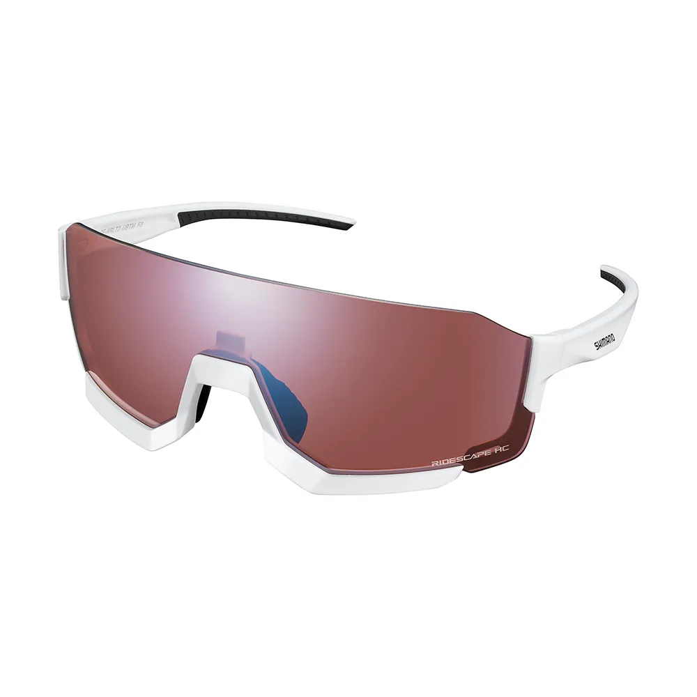 【SHIMANO】AEROLITE P RIDESCAPE RD 全景一片式太陽眼鏡 金屬白 歷史價格詳細信息