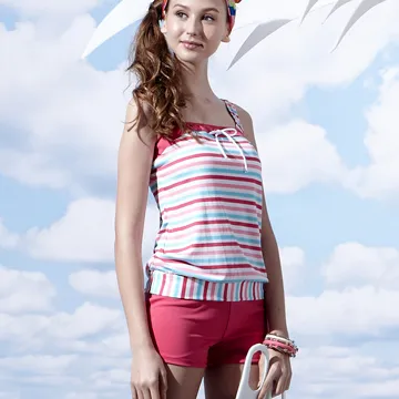 女士二截式泳裝 復古彩色圓點背心上衣 女生泳衣 兩件式泳裝 A92881 原價1290元~超美服飾 歷史價格詳細信息