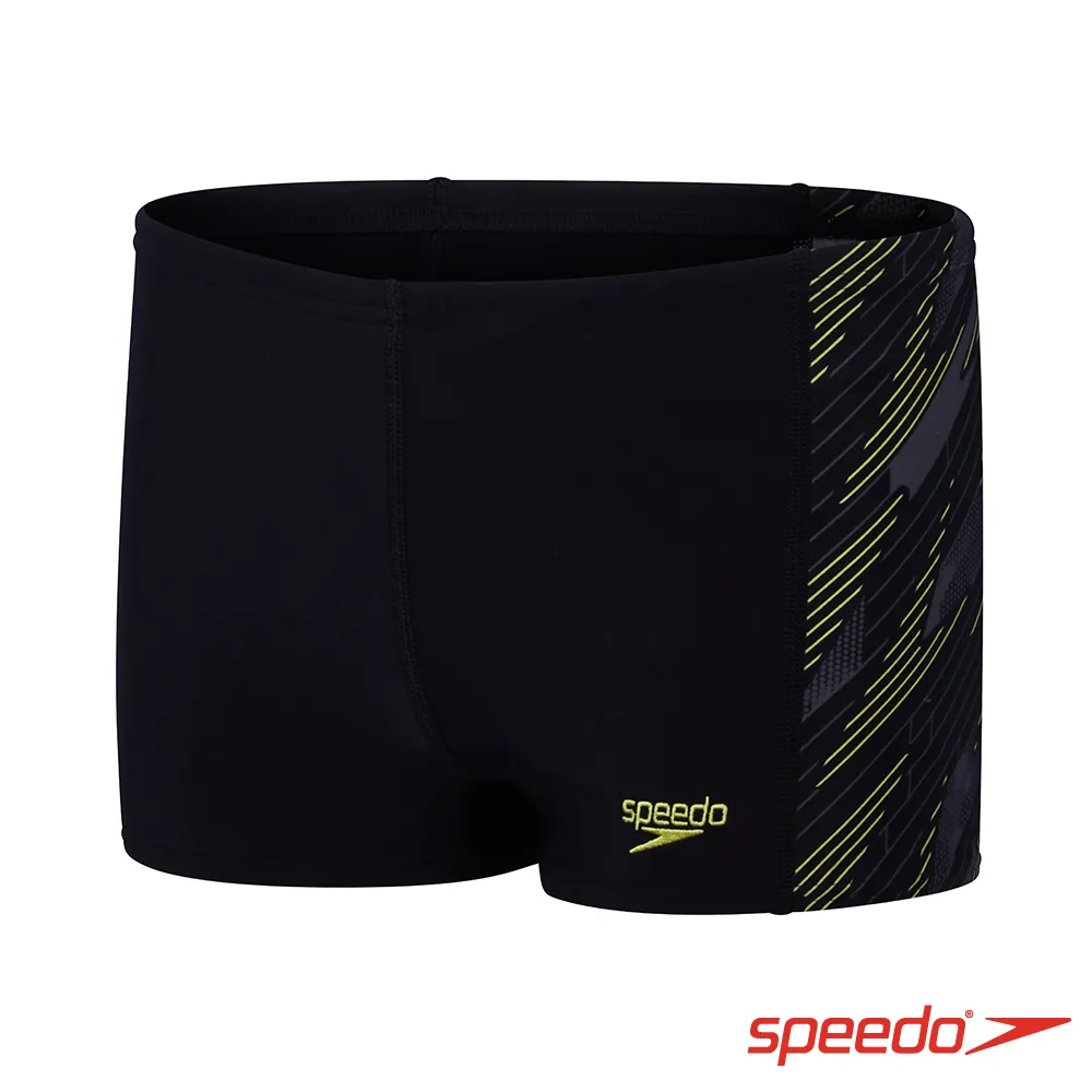 SPEEDO 男 運動四角泳褲 HyperBoom Panel 黑/皮克頓藍/橘 歷史價格詳細信息