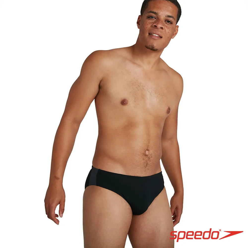 【SPEEDO】男 運動三角泳褲 Boom Logo Splice 海軍藍/藍 黑灰SD812824 歷史價格詳細信息