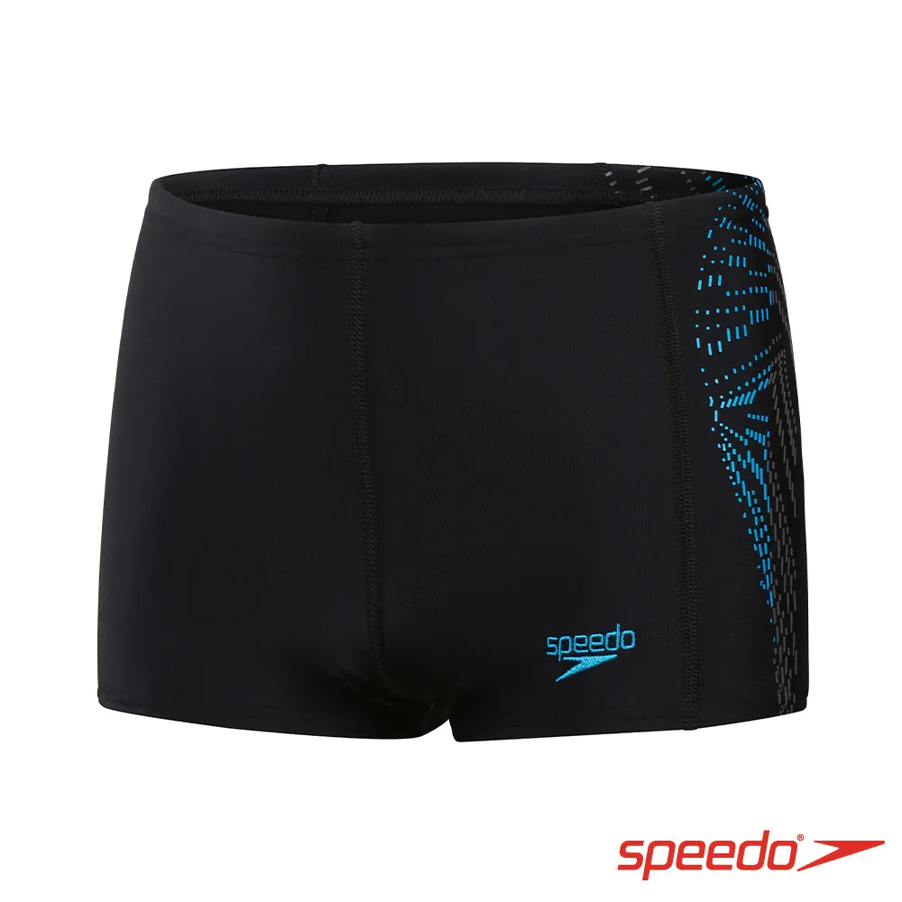 SPEEDO 男孩 運動四角泳褲 Boomstar Placement 黑/藍 歷史價格詳細信息