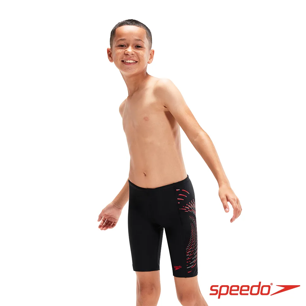SPEEDO 男孩 運動及膝泳褲 Plastisol 黑/綠 歷史價格詳細信息
