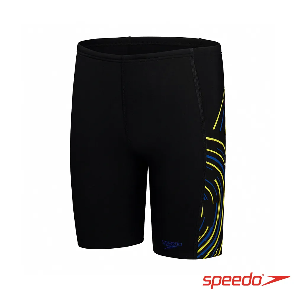 SPEEDO 男孩 運動及膝泳褲 Plastisol 黑/綠 歷史價格詳細信息