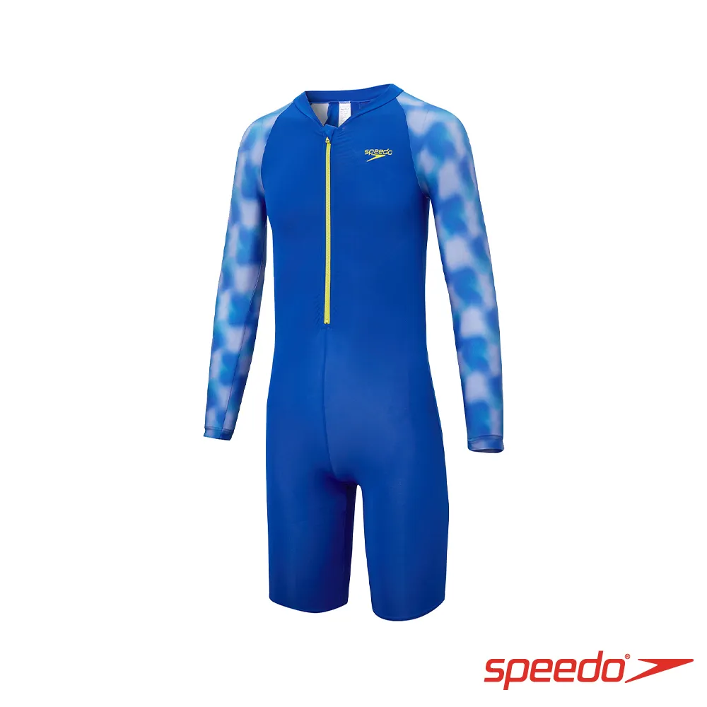SPEEDO 兒童 長袖防曬衣 黑/白/閃電藍 歷史價格詳細信息