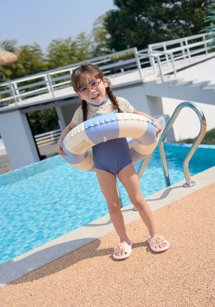 親子款游泳圈兒童坐圈加厚嬰幼兒男寶寶救生圈1-4歲小女孩游泳圈-奇點家居 歷史價格詳細信息