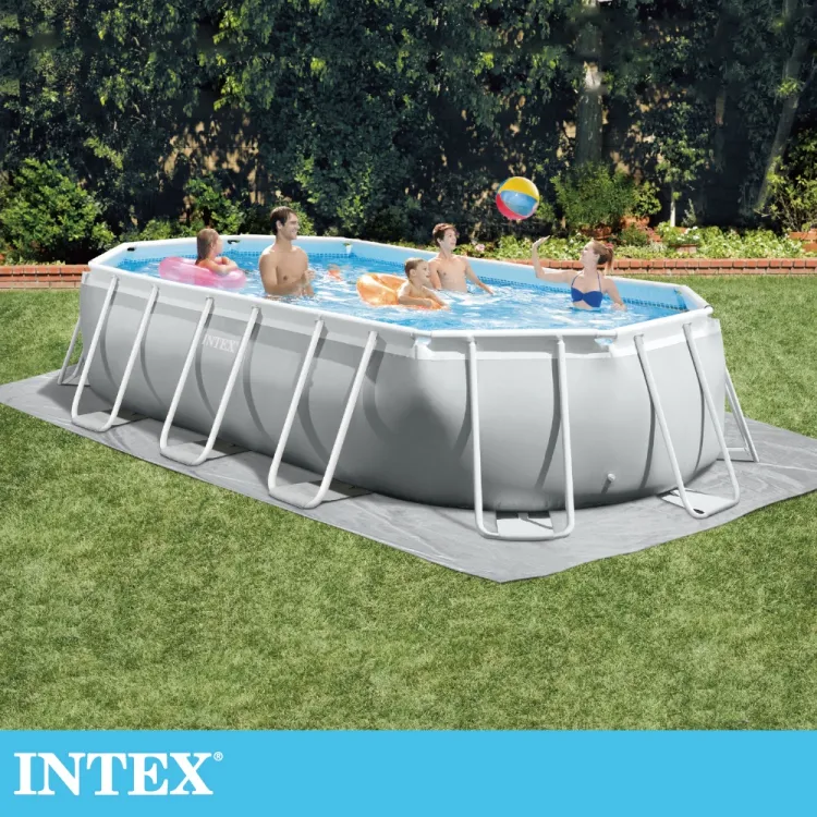 【INTEX】長型框架速搭大型游泳池-附濾水泵488x244x107cm-10874L 適用6歲+(26791) 歷史價格詳細信息
