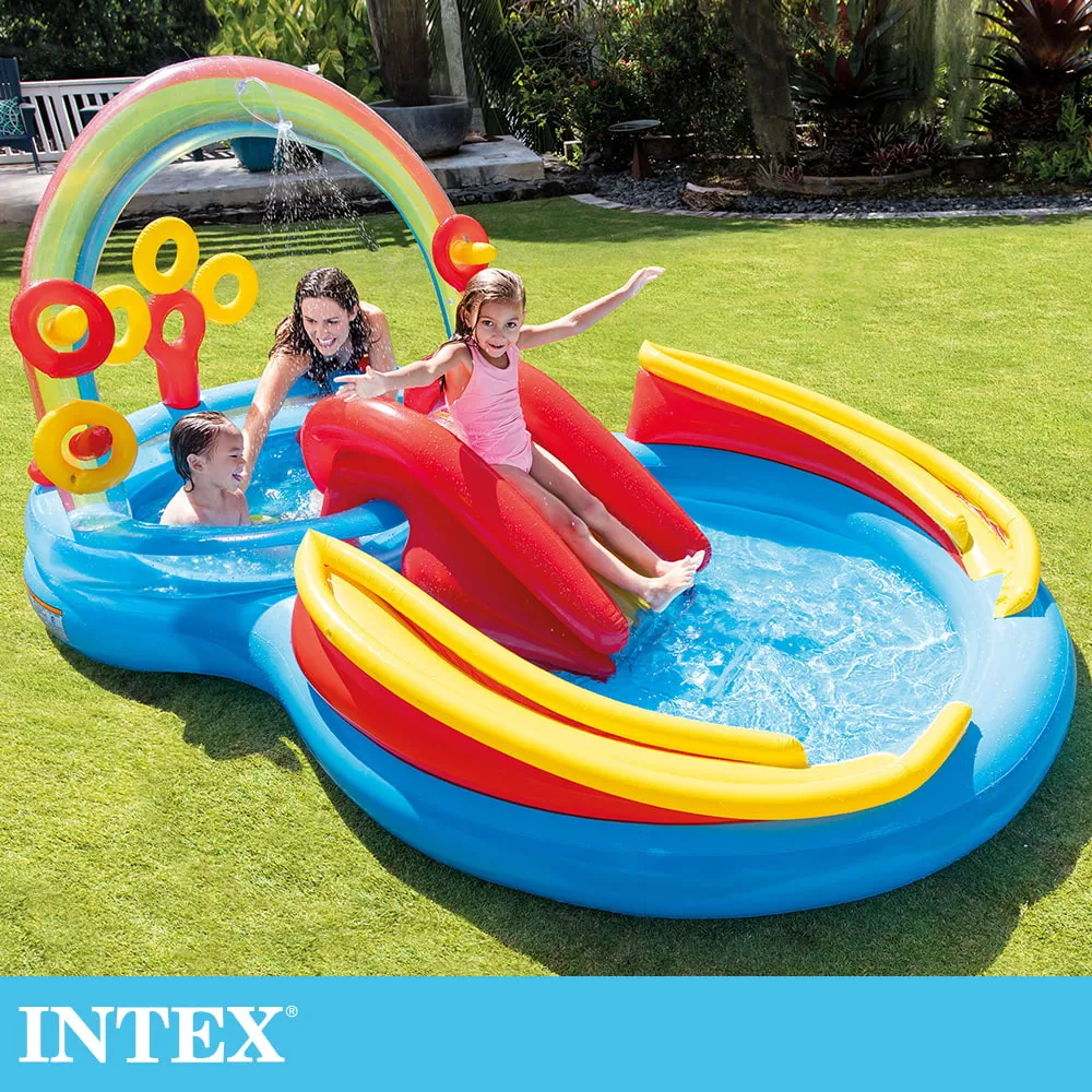 INTEX 彩虹獨角獸兒童戲水池/游泳池(45L) 適1~3歲 (57113NP) 歷史價格詳細信息