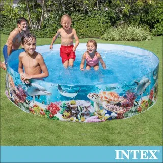 INTEX 免充氣海洋世界幼童戲水游泳池183x38cm(56452N) 歷史價格詳細信息