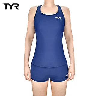 美國TYR Racerback Boyshorts 兩件式四角泳裝 藍色 歷史價格詳細信息