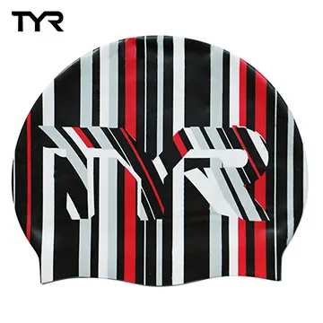 tyr矽膠遊泳帽柔軟不勒頭適合頭髮多頭型大防水護耳男女通用 歷史價格詳細信息