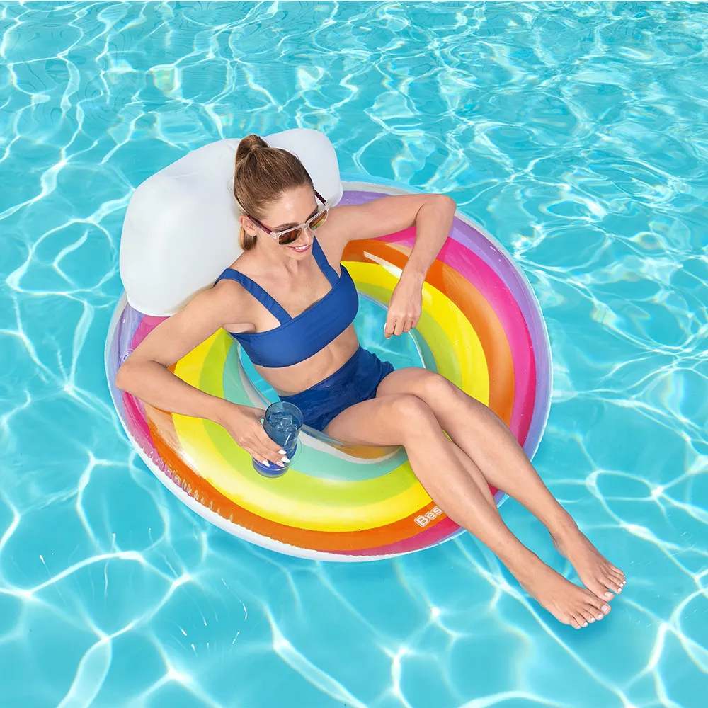 【愛而富L&R】Bestway。彩虹造型兩用戲水/遊戲池 52239 歷史價格詳細信息