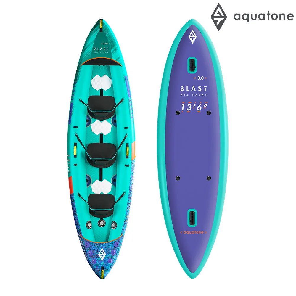 【Aquatone】充氣三人獨木舟-休閒型 BLAST 13 TK-201(KAYAK 皮艇 皮划艇 水上活動) 歷史價格詳細信息