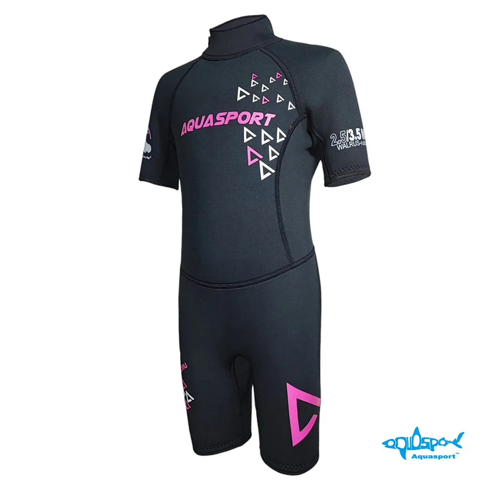 【Aquasport】3.5mm鯨脂橡膠兒童保暖防寒衣-藍(潛水防寒衣/兒童防寒衣/潛水衣/浮潛/衝浪/防曬/潛水服) 歷史價格詳細信息