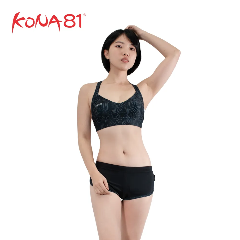 【酷吶81 KONA81】V字型網紗運動抗UV連身泳裝 GLBT W 16 黑 歷史價格詳細信息