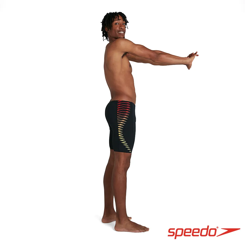 SPEEDO 男 運動及膝泳褲 Tech Panel 黑/紅 歷史價格詳細信息