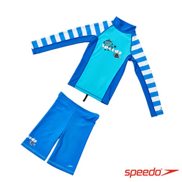 SPEEDO 兒童 長袖防曬衣 黑/白/閃電藍 歷史價格詳細信息