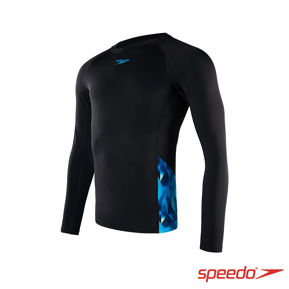 SPEEDO 男 長袖防曬衣ECO Endurance+ 深藍/鈷藍/黃 歷史價格詳細信息