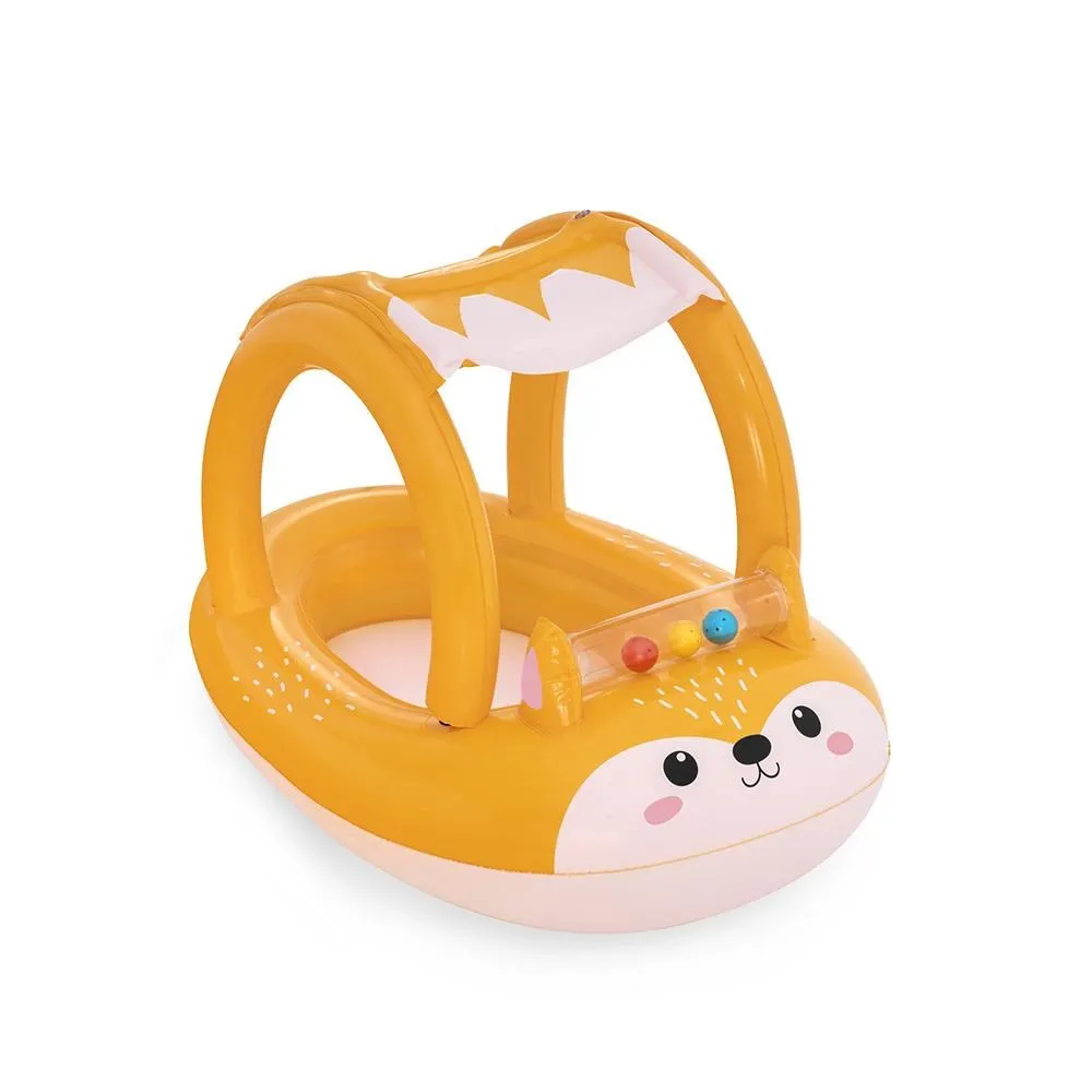 游泳圈Bestway巨型超大充氣浮島帶遮陽棚坐騎大人浮排成人泳圈水上浮床救生圈 歷史價格詳細信息