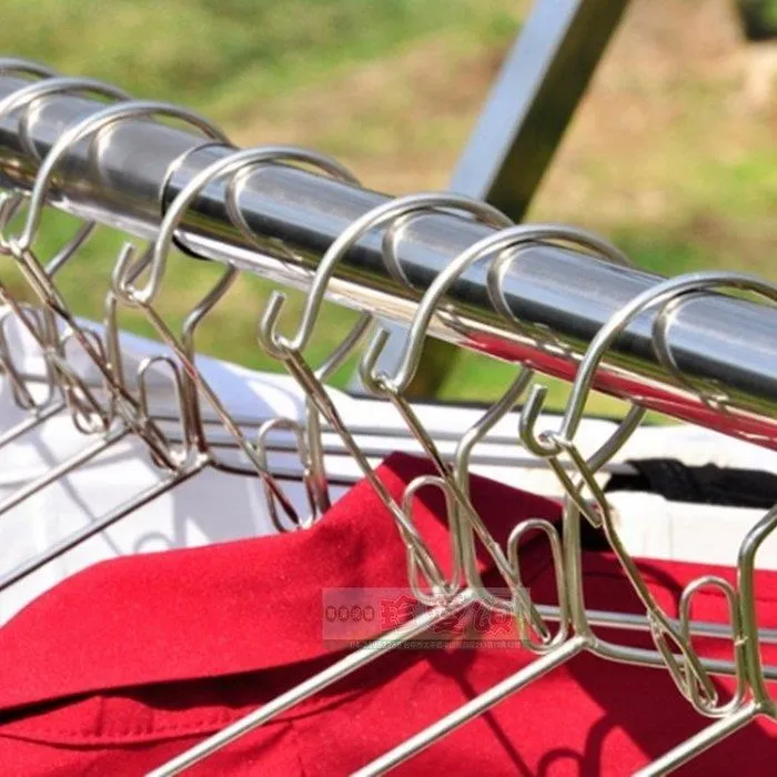 實心不銹鋼衣架6入【小北百貨】 歷史價格詳細信息