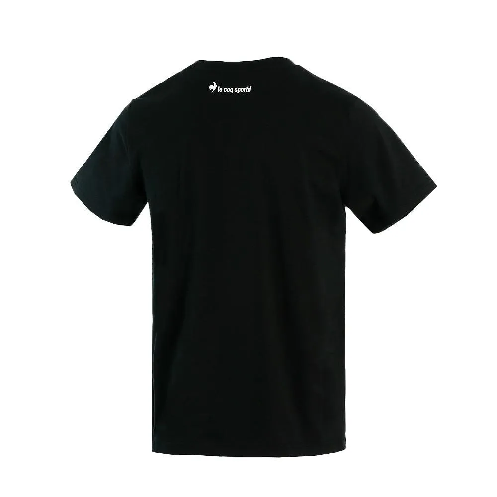 【LE COQ SPORTIF 法國公雞】短袖T恤-男女款-黑色-LOP23802 歷史價格詳細信息