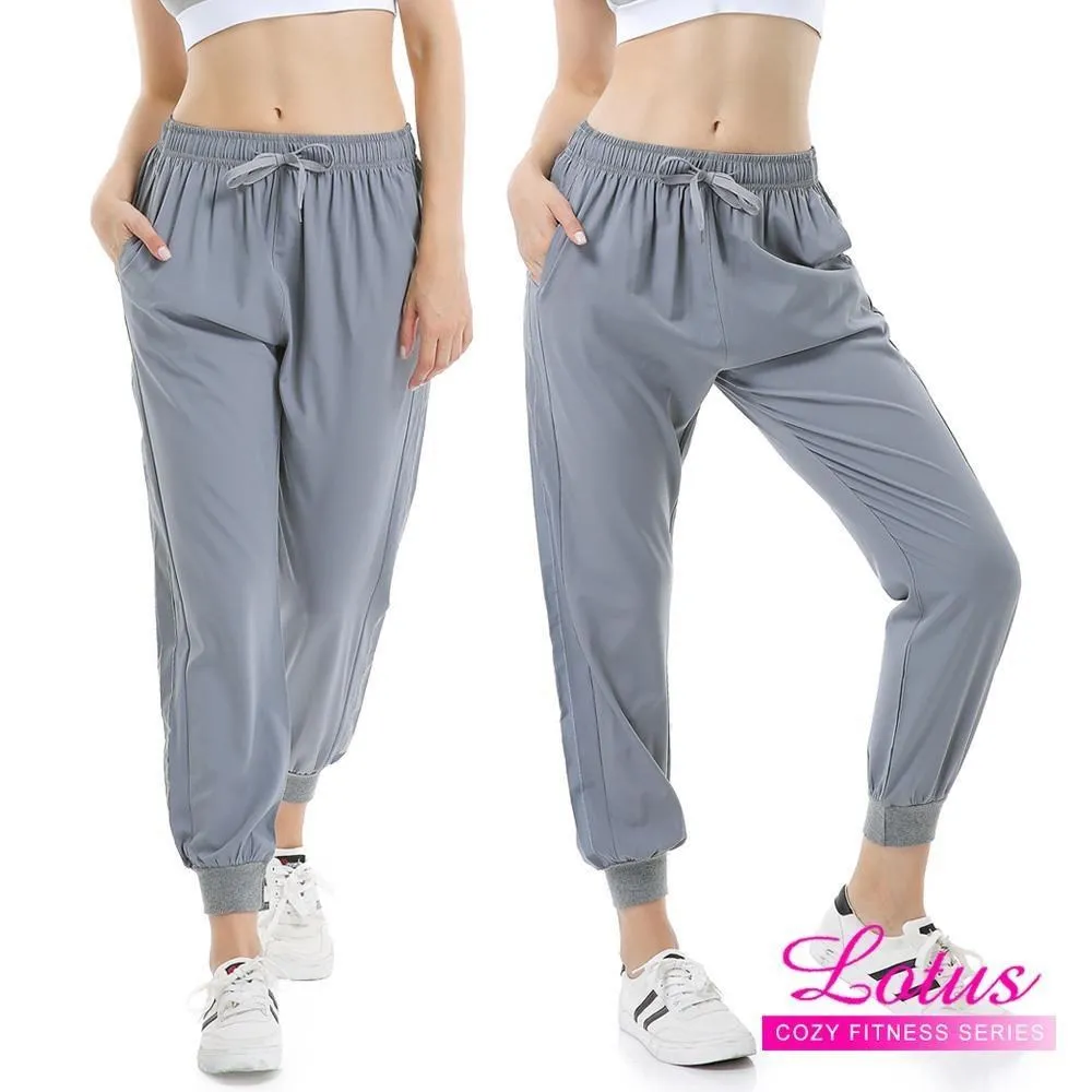 【LOTUS】夜跑反光舒適運動束口長褲-顯瘦黑 AE7A0-BK 歷史價格詳細信息