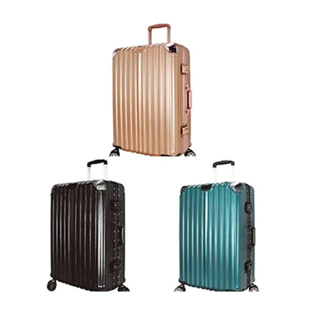 Eason 20寸旅行防盜鋁框PC材質雙海關鎖硬殼箱360度旋轉耐摔撞鋁合金拉桿 歷史價格詳細信息