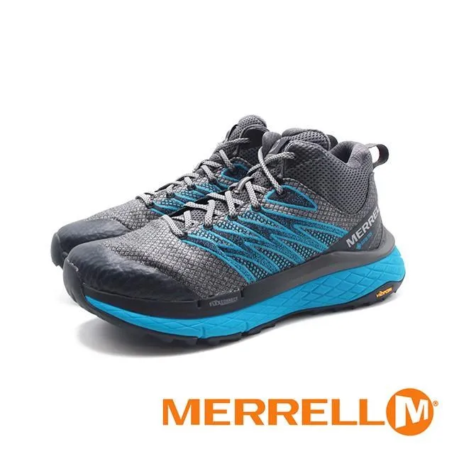 Merrell 戶外鞋 Rubato Mid GTX 中筒 男鞋 登山 越野 耐磨 黃金大底 防潑水 支撐 灰 藍  ML135331 歷史價格詳細信息
