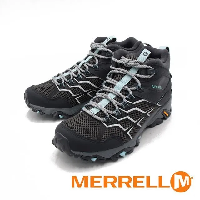 MERRELL(男)MOAB FST 2 MID GTX中筒多功能健行運動鞋 男鞋-黑 歷史價格詳細信息