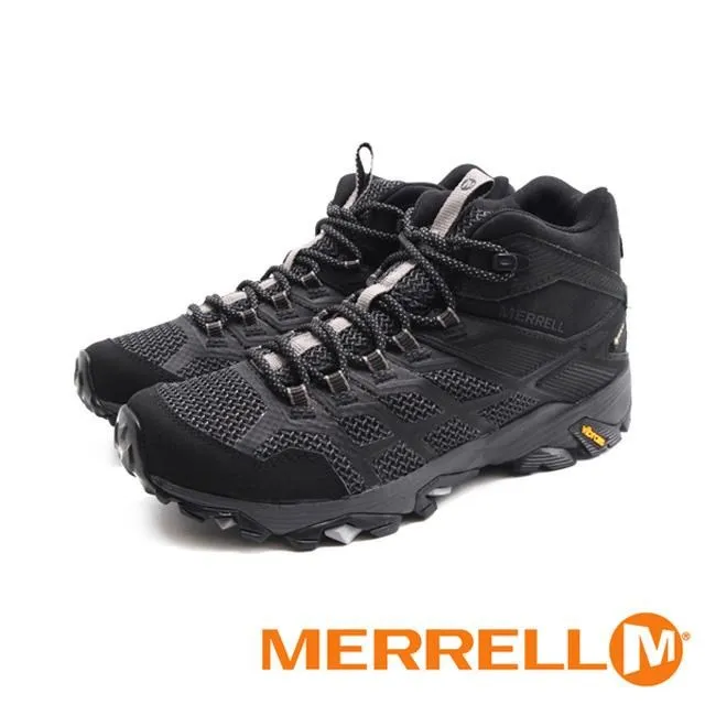 MERRELL(男)MOAB FST 2 MID GTX中筒多功能健行運動鞋 男鞋-黑 歷史價格詳細信息