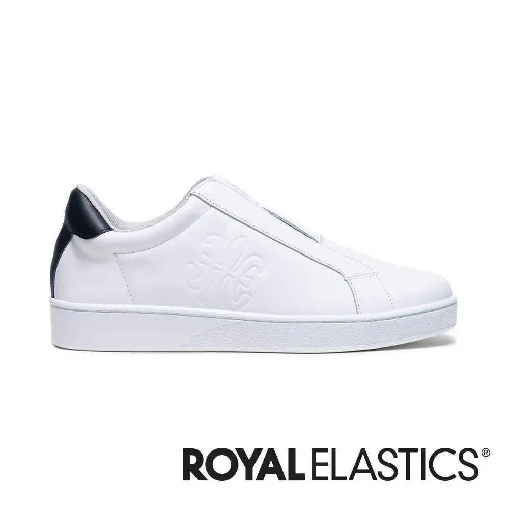 Royal Elastics Bishop 白色 皮質 套入 運動休閒鞋 男款 NO.B1844【新竹皇家 歷史價格詳細信息
