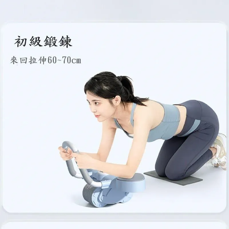 Caiyi 健腹輪 升級二合一 自動回彈健腹輪 卷腹輪 炫腹輪 練腹肌神器 腹肌 歷史價格詳細信息