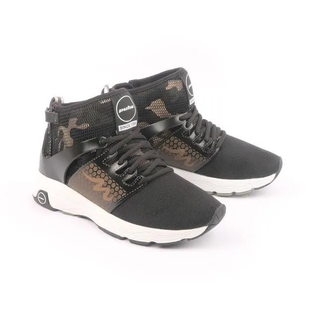 【PUHU彪琥 網布拼接緹花舒腳鞋-女款黑桔】100%MIT 運動鞋 休閒鞋 健走鞋 健步鞋 舒腳鞋 輕便 透氣 舒適 歷史價格詳細信息