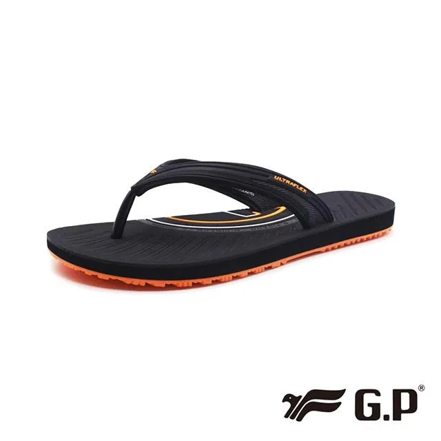 G.P(男)新 極簡風夾腳拖鞋 男鞋－黑色(另有綠色、橘色) 歷史價格詳細信息