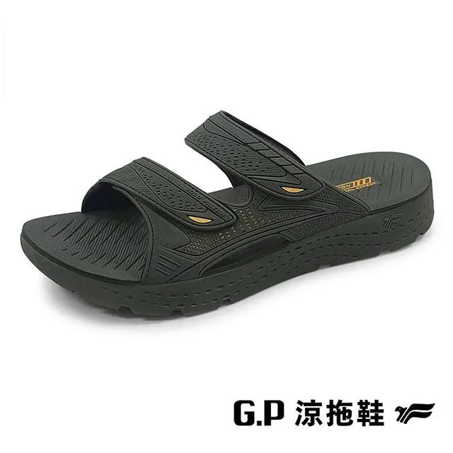 G.P(男)輕羽量漂浮雙帶厚底拖鞋 男鞋－橘色 歷史價格詳細信息