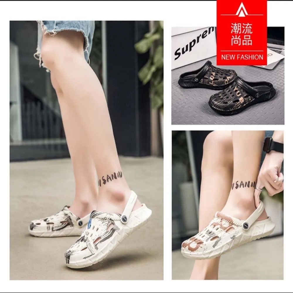 【JAR嚴選】男款透氣迷彩運動水陸兩用洞洞涼拖鞋 歷史價格詳細信息