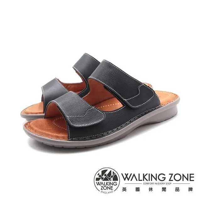 WALKING ZONE(男)雙拼異材質牛皮樂福休閒鞋 男鞋-藍色 歷史價格詳細信息